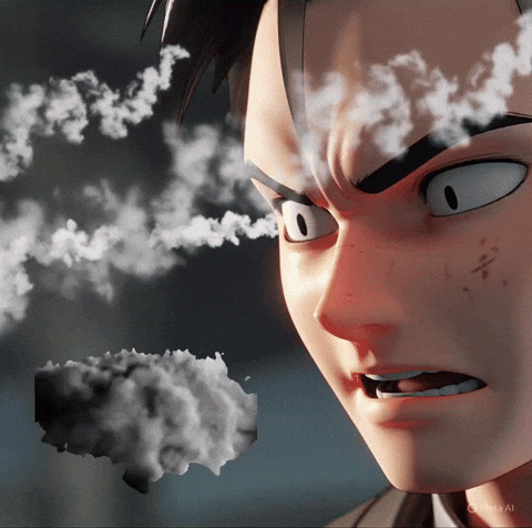 Thelostcoin giphyattribution anime smoke animate GIF