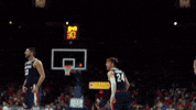 GonzagaBulldogs celebration basketball high five gonzaga GIF