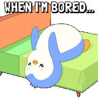 Bored What Now Sticker by Pudgy Penguins