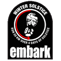 EmbarkTRI winter running run shoe Sticker