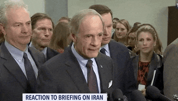 news iran briefing tom carper GIF