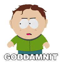 Dammit Ugh Sticker by South Park