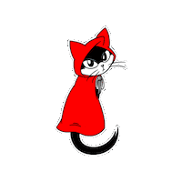 Black Cat Sticker