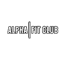 Fitness Gym Sticker by ALPHAFITCLUB
