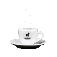 maxbean_official coffee steam cup goat Sticker