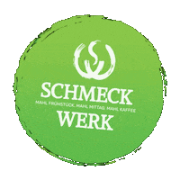 schmeckwerk logo green time breakfast Sticker