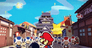 Super Mario Fireworks GIF