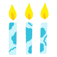 Birthday Candle Sticker