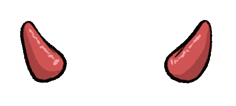 molarink giphyupload red hat evil Sticker