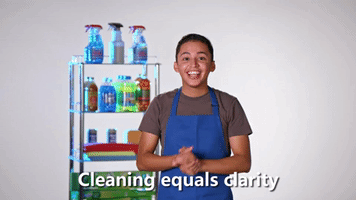 Cleaning Equals Clarity