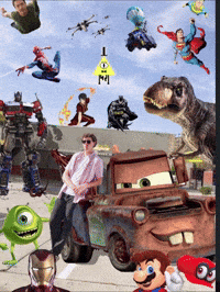 Car Dinosaur GIF