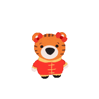 New Year Tiger Sticker
