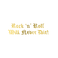 Rock N Roll Logo Sticker
