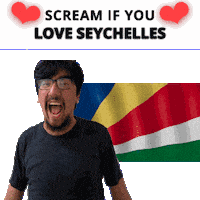 Seychelles Flag Sc Sticker