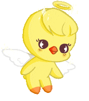 Chicken Angel Sticker