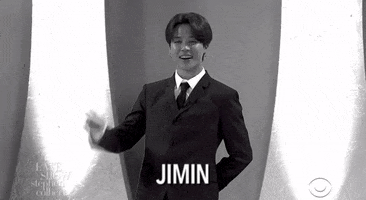 colbertlateshow bts jimin late show late show with stephen colbert GIF