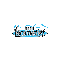 CafedeLocomotief cafe parade loco horeca Sticker