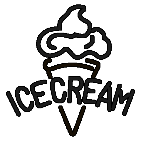 bcdairy food retro yummy neon Sticker
