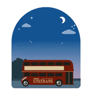 Water Tower Bus Sticker by UC Davis