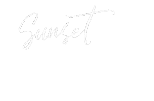 Typography Sunset Sticker