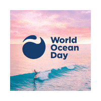 Surf Love Sticker by World Ocean Day