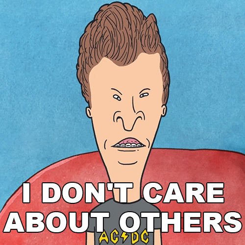 Who Cares Beavis And Butthead GIF by Paramount+