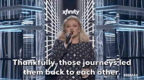 kelly clarkson 2019 bbmas GIF by Billboard Music Awards