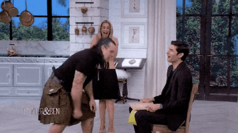 scared punch GIF