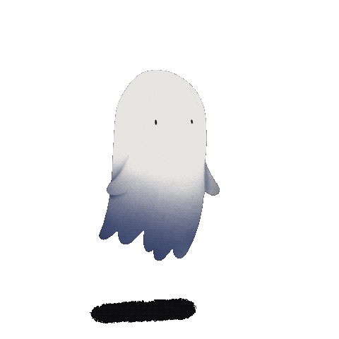 KMillustrated illustration halloween ghost spooky Sticker