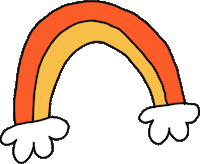 Rainbow Love Sticker by Leah Schmidt