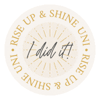Gold Affirmation Sticker by Laura Malina Seiler