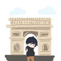 Arc De Triomphe Europe Sticker