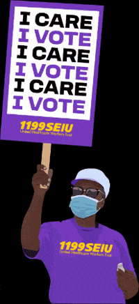 Vote GIF by 1199SEIU