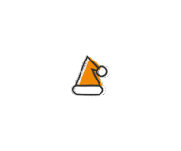 santa hat christmas Sticker by The Bloc