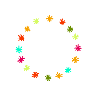 Loop Circling Sticker