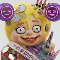 Confused Beauty Queen GIF