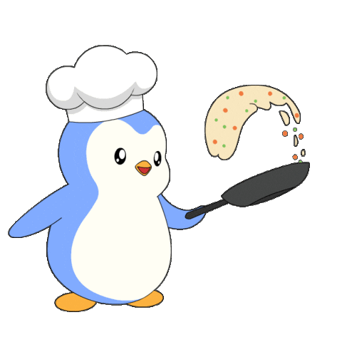 Gordon Ramsay Cooking Sticker by Pudgy Penguins