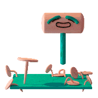 AdrianJaffe smash hammer workworkwork smashit Sticker