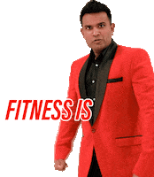 Red Jacket Gym Sticker by IamDanRam