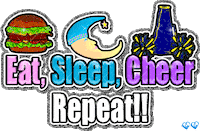 cheerleading STICKER
