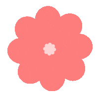 Pink Flower Sticker