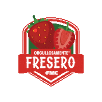 Strawberry Cultivo Sticker by FMC Agroquímica de México
