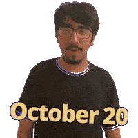 October 20Th Sticker