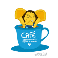 yellow_fant love coffee amor cafe Sticker