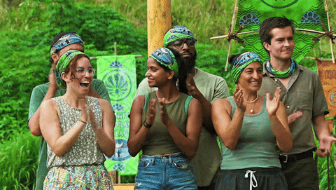 Happy Clapping GIF by Survivor CBS