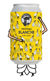 Cerveza Blanche Sticker by Cervezatropera