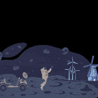 mrmoonmissionhq space moon astronaut just GIF