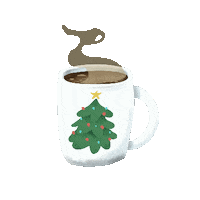 srtasinfonier christmas coffee home cafe Sticker
