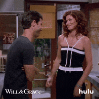 will and grace love GIF by HULU