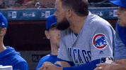 chicago cubs smile GIF by MLB